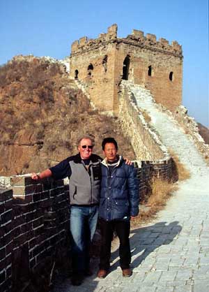 Colin at The Great Wall